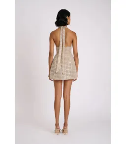 Eliya the Label Roberta Mini Dress Silver Size AU 8 for rent on The Volte - image 3