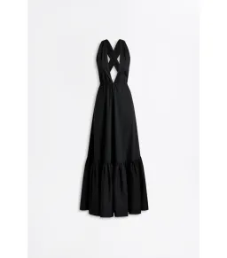 Scanlan Theodore Parachute Maxi Dress Black Size AU 6 for rent on The Volte - image 7