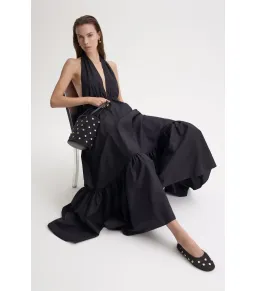 Scanlan Theodore Parachute Maxi Dress Black Size AU 6 for rent on The Volte - image 6