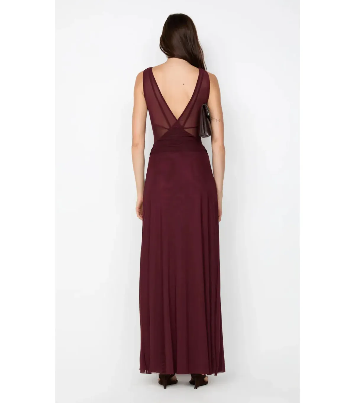 Bec & Bridge Jimena Maxi Dress Plum Size AU 8  - Image 2