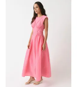 Rachel Gilbert Celia Midi Dress in Orchid Size AU 12 for rent on The Volte - image 2