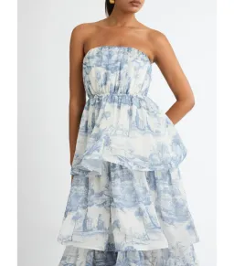 Sheike Sanctuary Midi Dress Print Size AU 6 for rent on The Volte - image 2