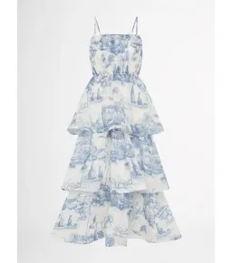 Sheike Sanctuary Midi Dress Print Size AU 6 for rent on The Volte - image 3