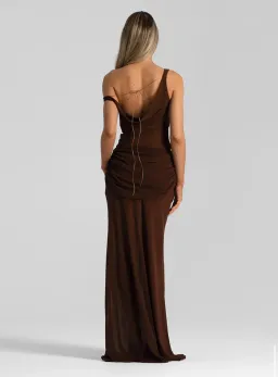 Natalie Rolt Cadence Maxi in Espresso Chocolate Size 2/ AU 10 for rent on The Volte - image 10
