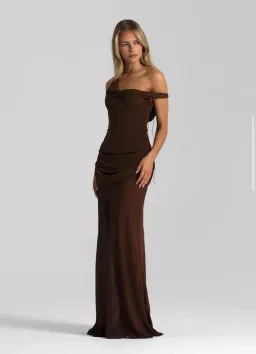 Natalie Rolt Cadence Maxi in Espresso Chocolate Size 3/ AU 12 for rent on The Volte - image 7