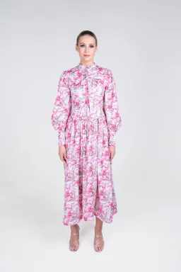 Justin Tong Tamera Dress Multi Size 10 for rent on The Volte - image 1