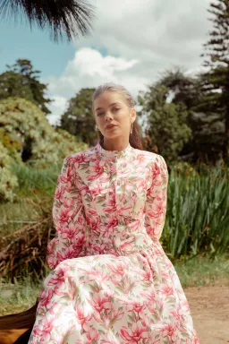 Justin Tong Tamera Dress Multi Size 10 for rent on The Volte - image 7