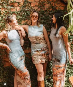 Roame | Theodore Dress in Zest for rent on The Volte - image 3