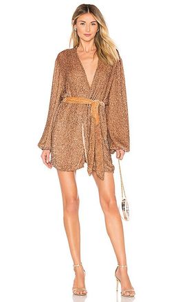 RETROFETE - Gabrielle Robe Dress - Mocha - Size 8 for rent on The Volte - image 1