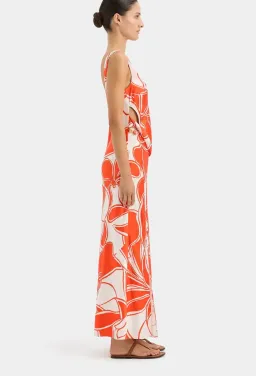 Sir the Label Ramona Twist Bias  Dress Orange Size 1/Au 8  for rent on The Volte - image 3
