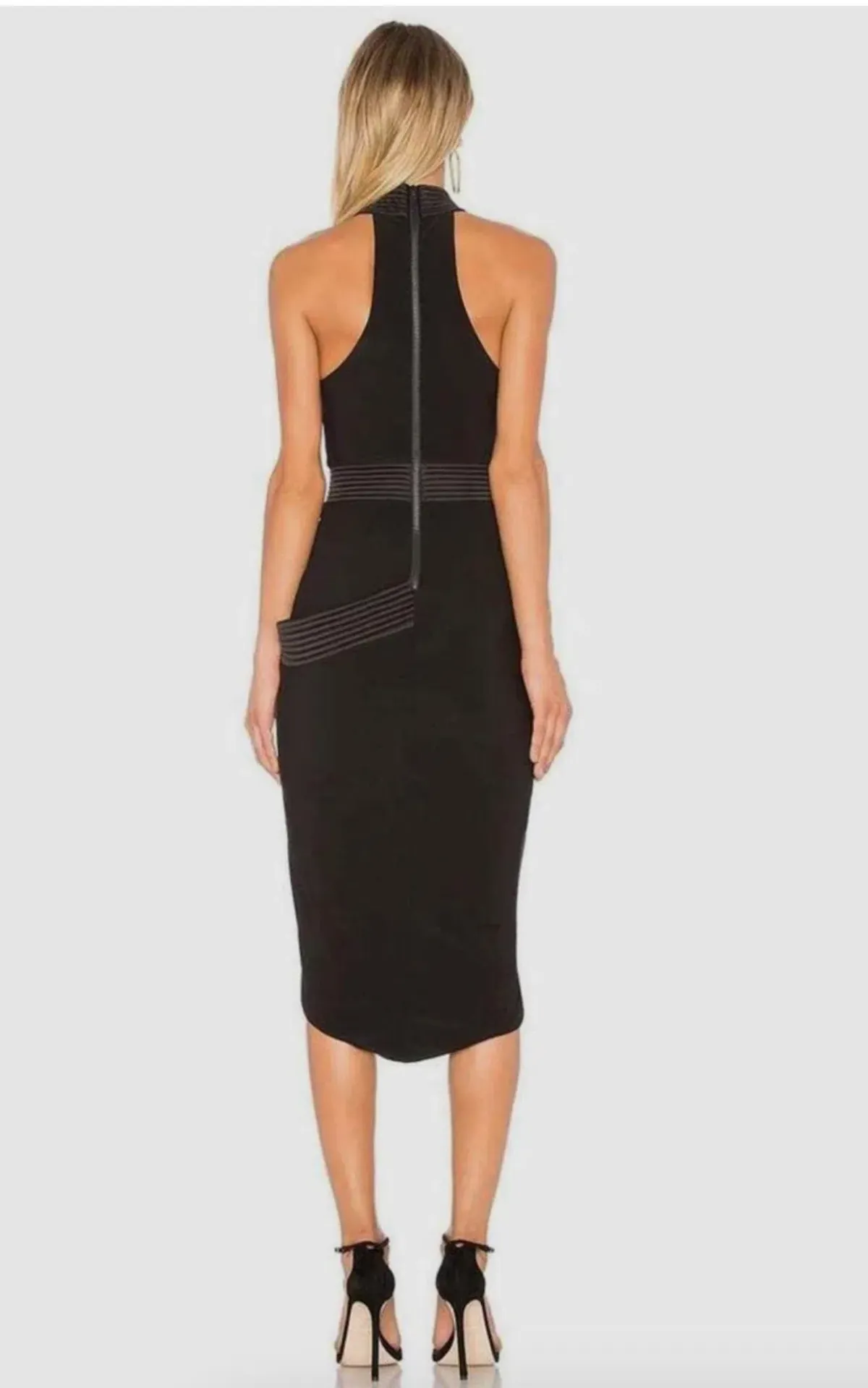 Zhivago Miracle Midi Dress  Black Size AU 12 - Image 3