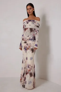 Elle Zeitoune Paige Watercolour Bloom Size 10 for rent on The Volte - image 1