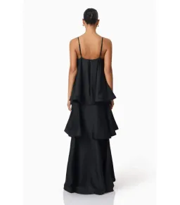  Elliatt Tilly Tiered Maxi Dress Black Size AU 12 for rent on The Volte - image 4