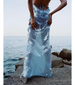 Rat & Boa Anais Maxi Dress Blue Size XS / AU 6 for rent on The Volte - image 3