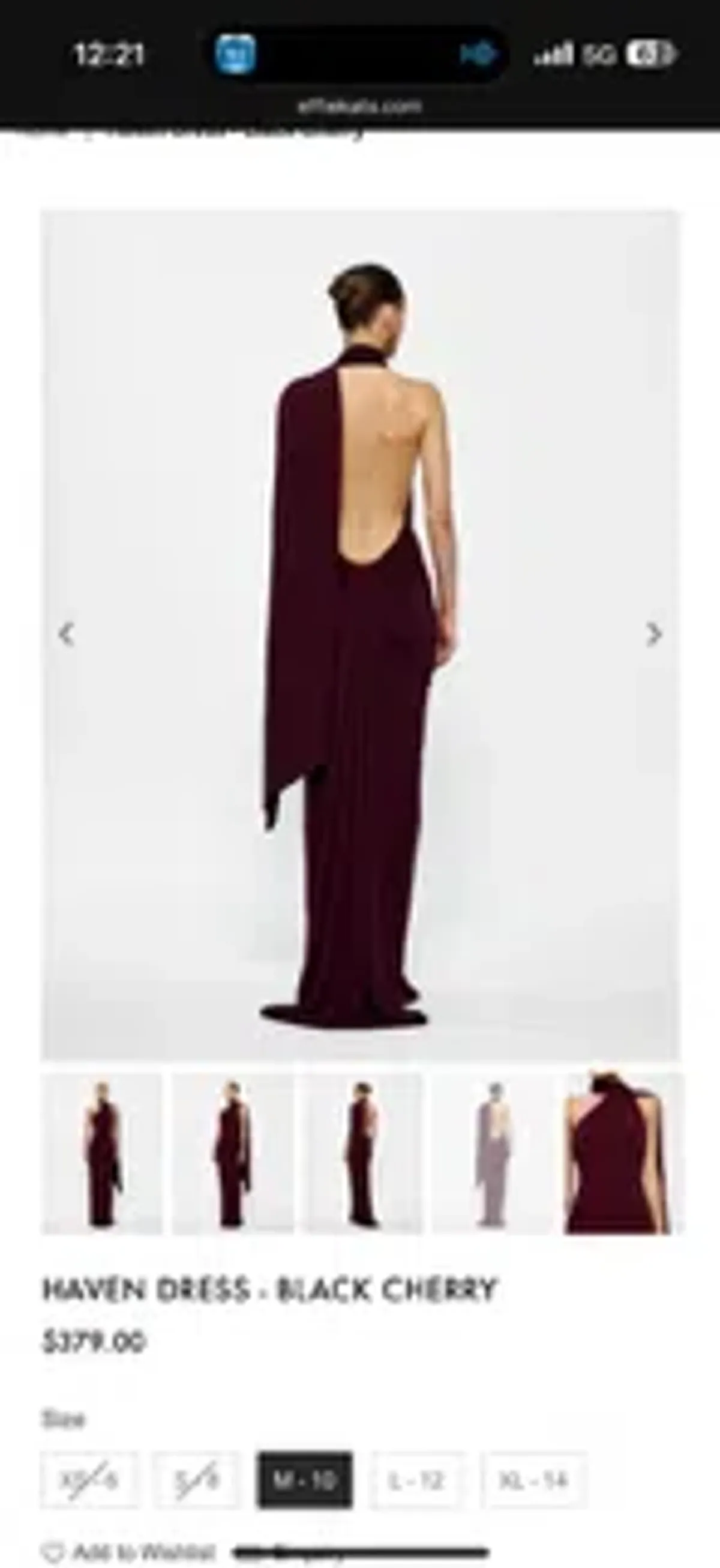 Effie Kats haven black cherry size 6 - Image 2