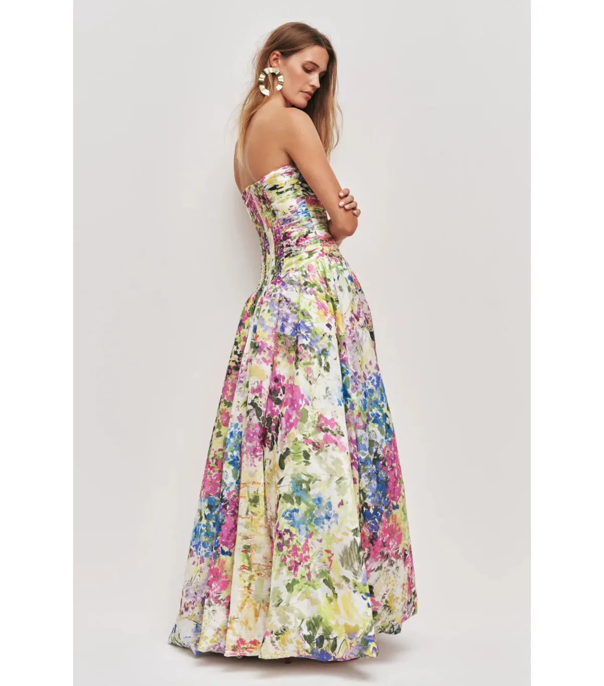 Aje Dahlia Maxi Gown in Lavandula Floral Size 8 - Image 2