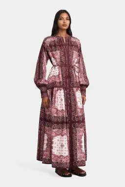Hansen And Gretel Queenie Maxi Dress Barbera Tile Size 8 for rent on The Volte - image 4