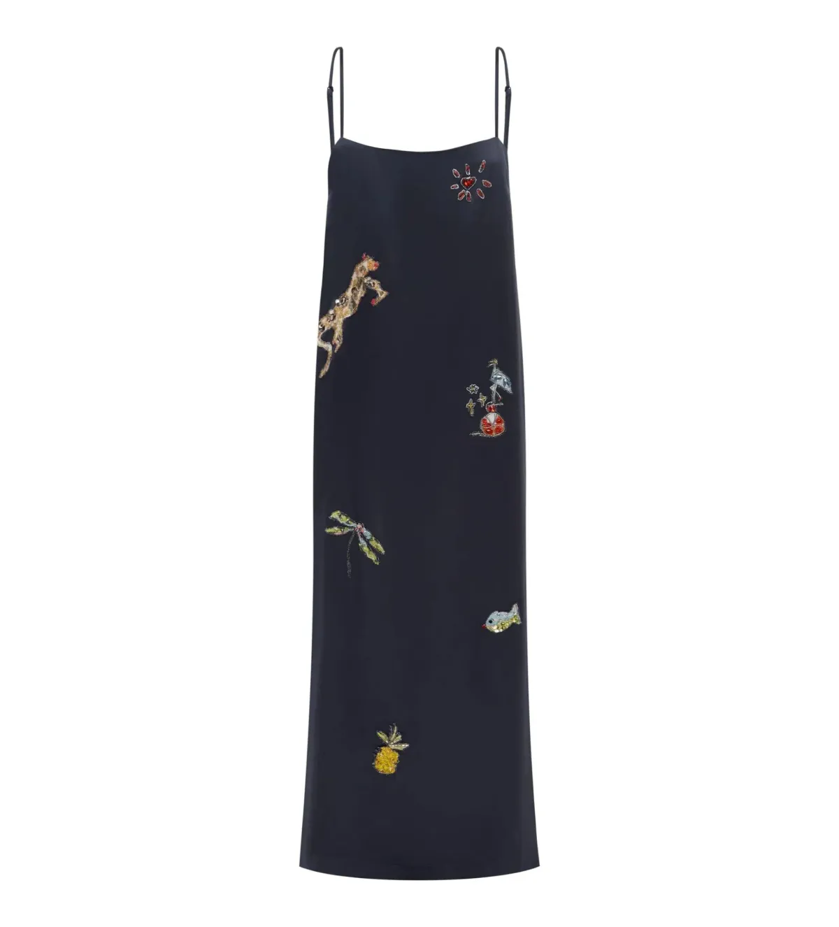 Alémais Fontaine Slip Midi Dress Print Size 8 - Image 2