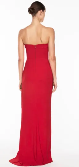 Manning Cartell Asymmetrical Games Strapless Gown Red Size 8 for rent on The Volte - image 4