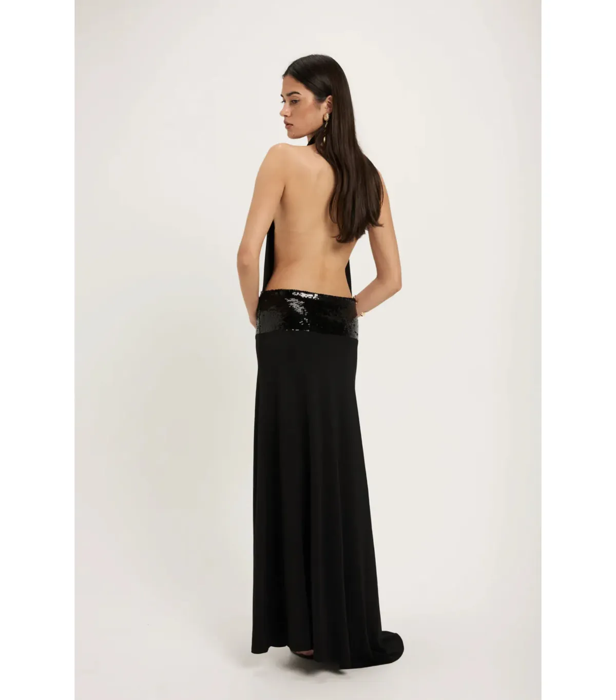 Ance Gria Adele Maxi Gown Black Size AU 6 - Image 2