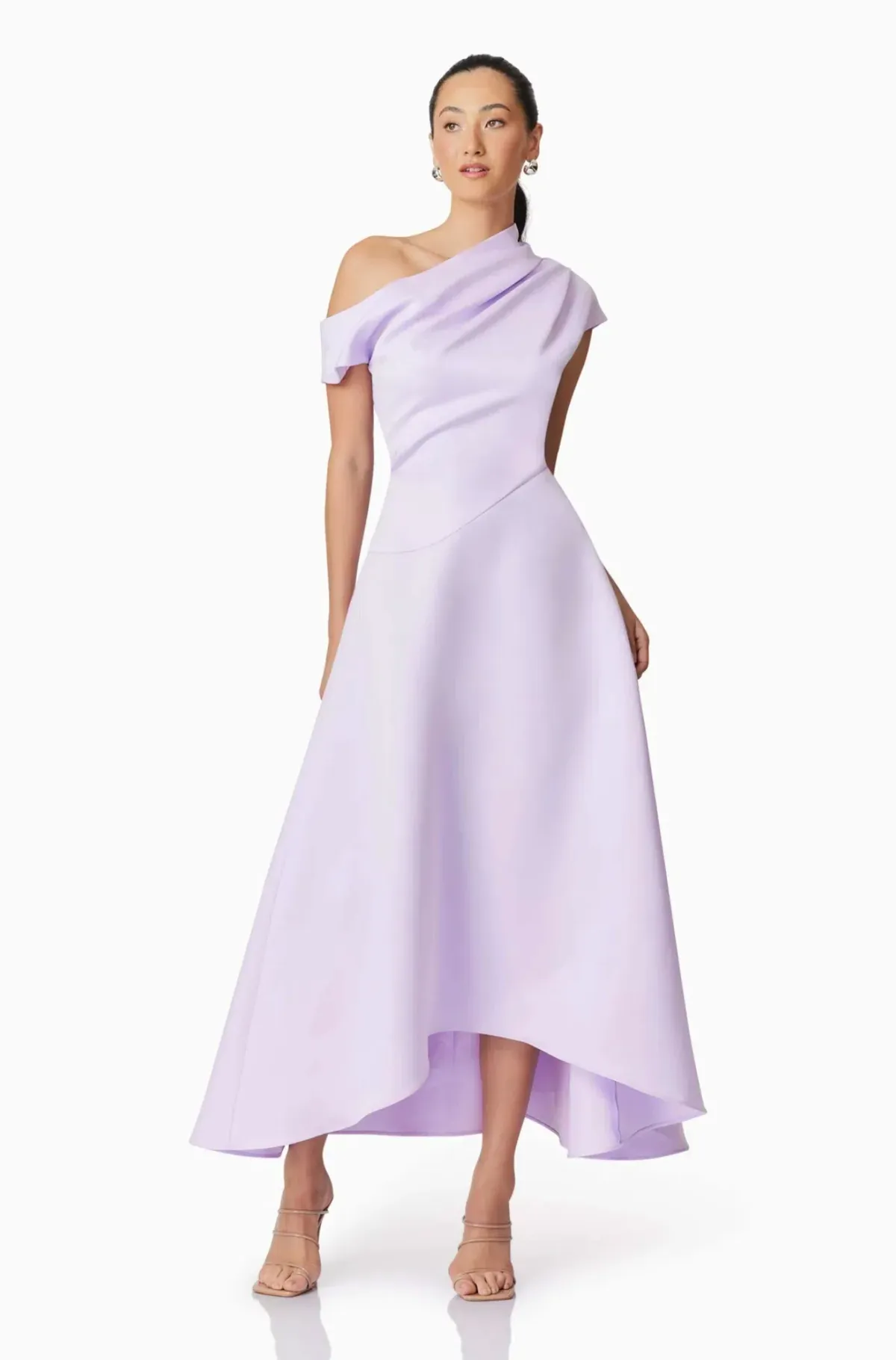Elliatt Marissa One Shoulder Gown in Purple Size AU 8/S - Image 1