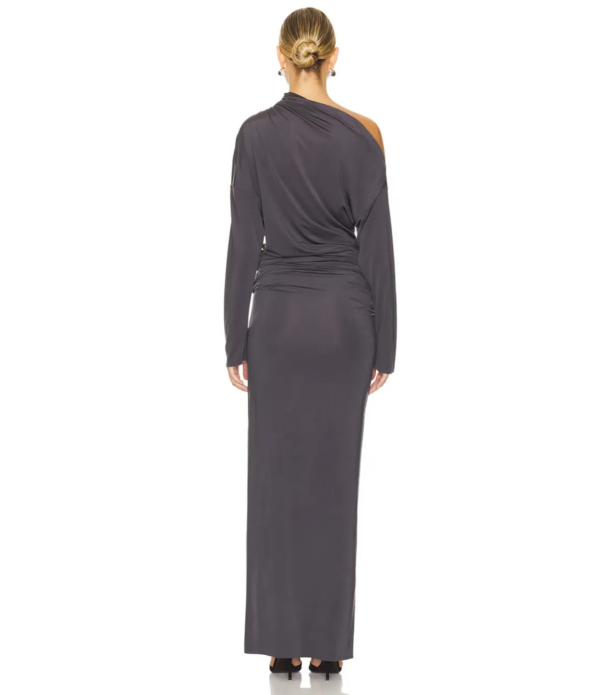 Hours Theo Maxi Dress Charcoal Gray Size S / AU 8 - Image 3