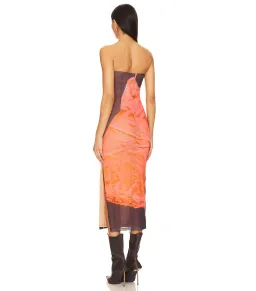 Miaou Lila Midi Dress Lingerie Print Size XS / AU 6 for rent on The Volte - image 3