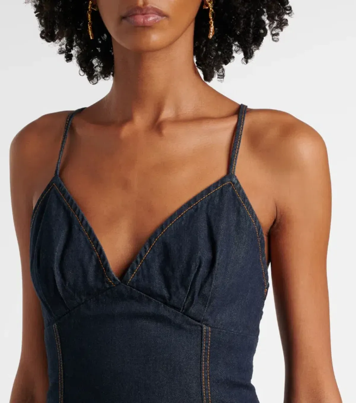 Zimmermann Crush denim minidress size 3/AU14 - Image 2