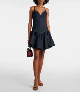 Zimmermann Crush denim minidress size 4/AU16 for rent on The Volte - image 1