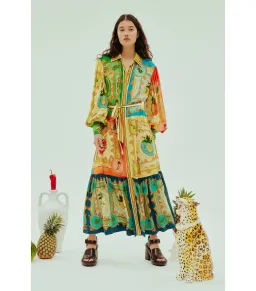 Alémais La Musica Shirtdress Multi Size 10 for rent on The Volte - image 1