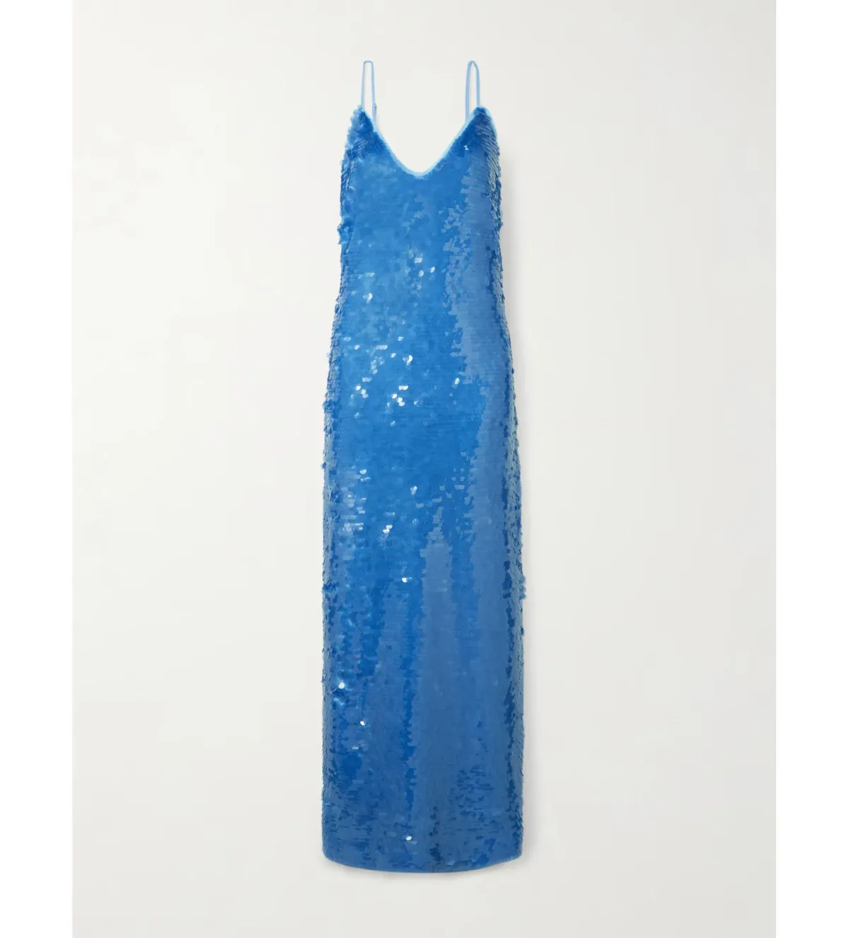 Alemais Stellar Sequin Slip Maxi Dress Exclusive Blue Size 10 - Image 4