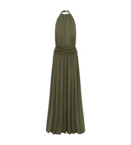 Arcina Ori Santina Maxi Dress in Khaki Size 10 for rent on The Volte - image 6