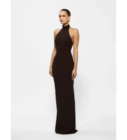 Effie Kats Rhi Gown Coffee Brown Size S/AU 8 for rent on The Volte - image 4