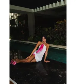 Hntr The Label Lexi Mini Dress in Lillie Size Med AU 10 for rent on The Volte - image 3