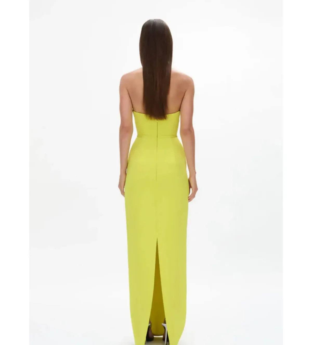 Rachel Gilbert Maria Gown in Citrus Size AU12 - Image 2