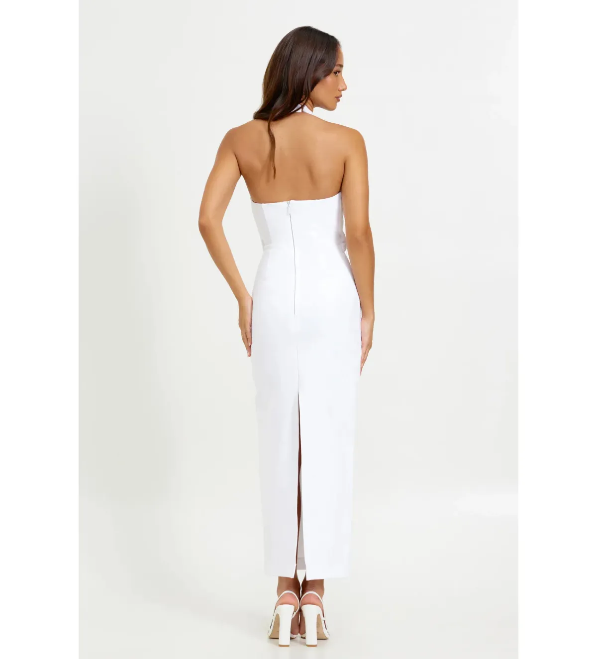Lexi Pirro Midi Dress in White Size AU  8 - Image 2