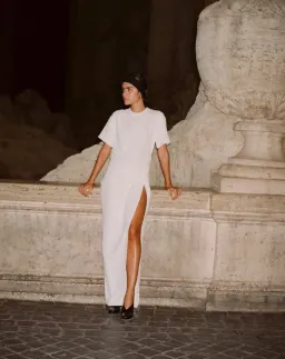 HENNE Avila Dress - Cream Size 14 for rent on The Volte - image 4