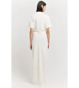 Henne Avila Maxi Dress in Cream Size AU 14 for rent on The Volte - image 3
