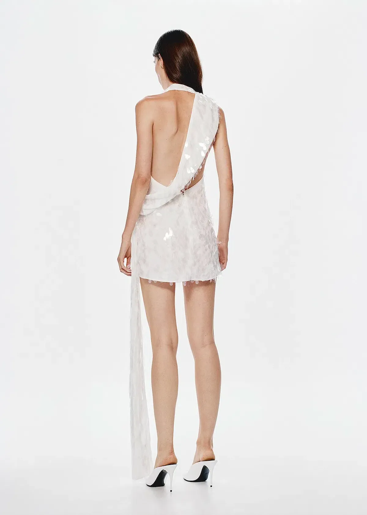 MISHA THE SAPPHIRE SEQUIN MINI DRESS. SIZE S / AU 8 - Image 3