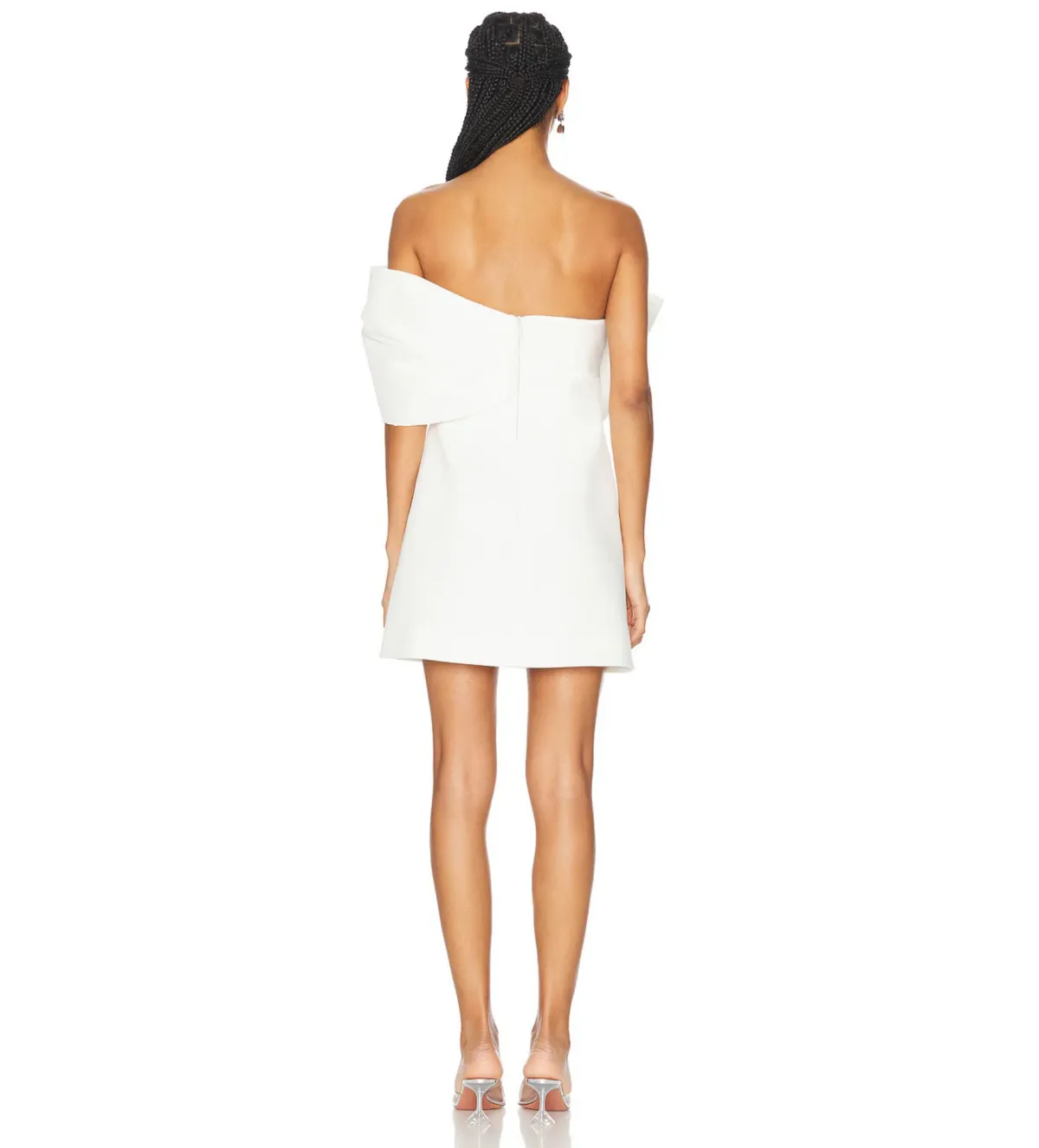 Rachel Gilbert Kace Mini Dress Ivory Size AU 6 - Image 3