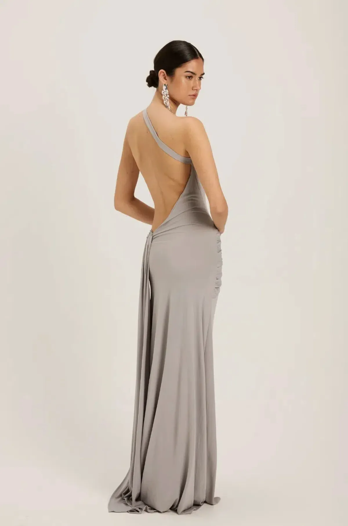 Ance Gria Gaia Gown Silver Grey - size XS - Image 4