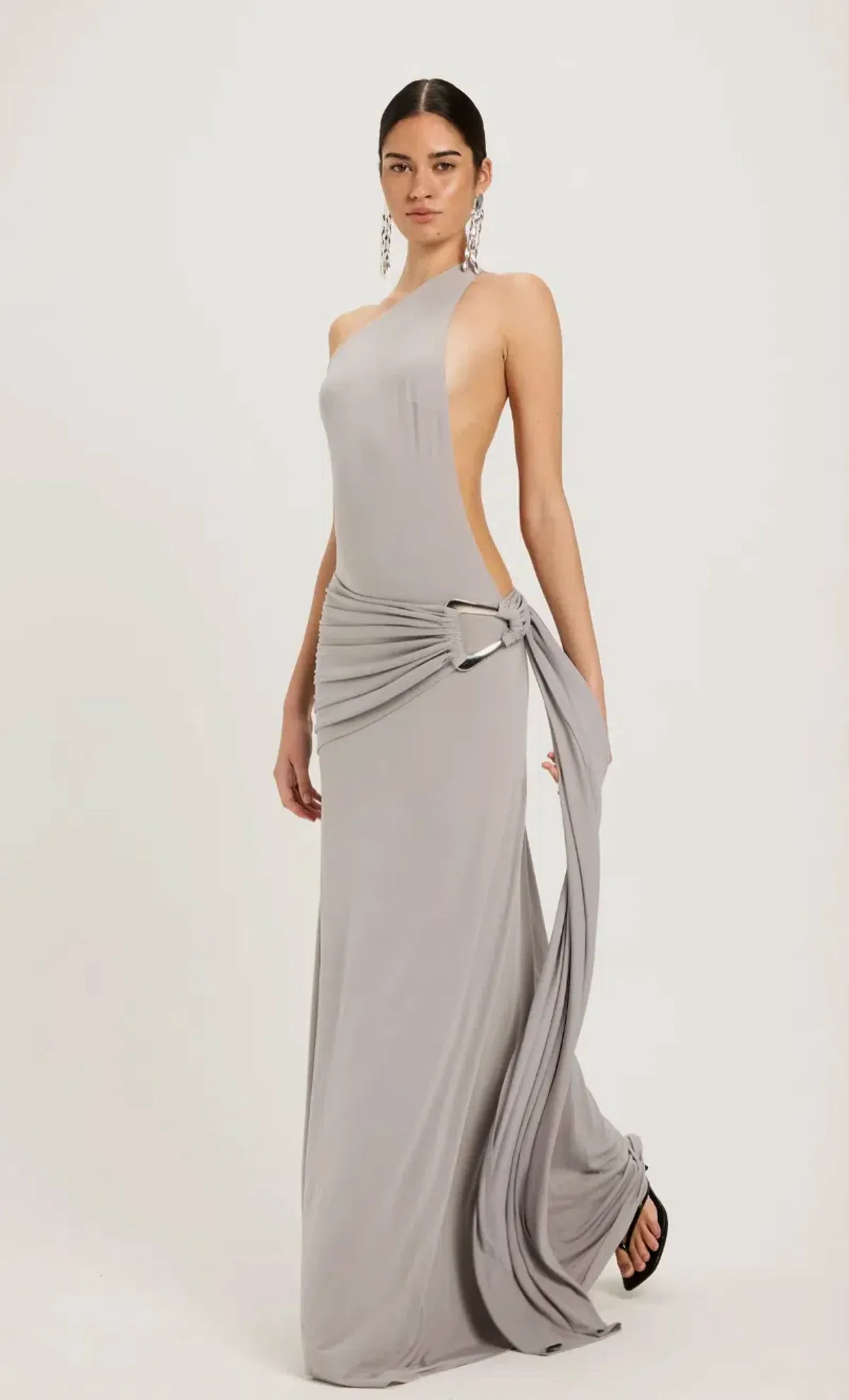 Ance Gria Gaia Gown Silver Grey - size XS - Image 1