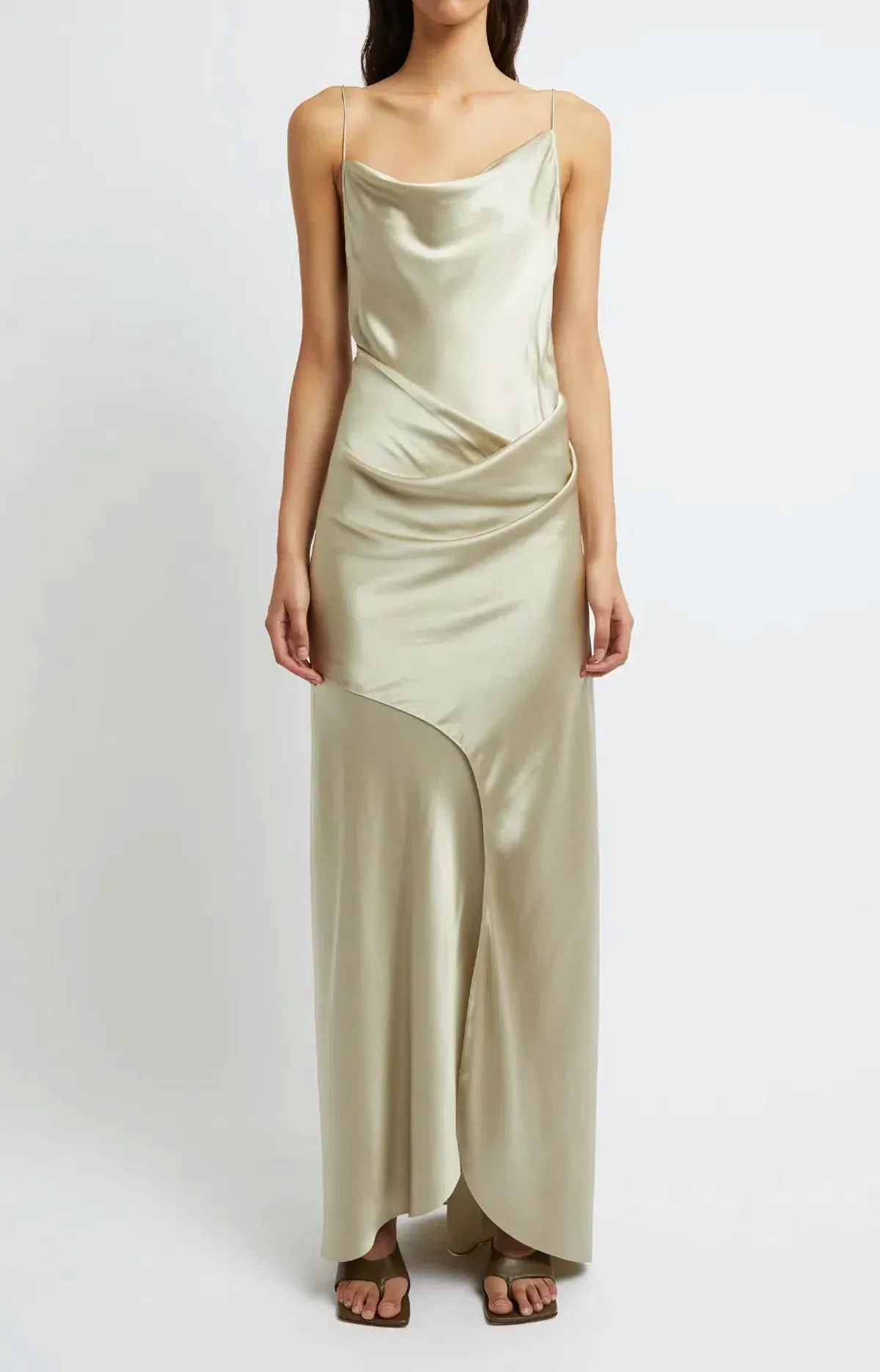 Christopher Esber Verdant Falls Draped Dress - size 6  - Image 1