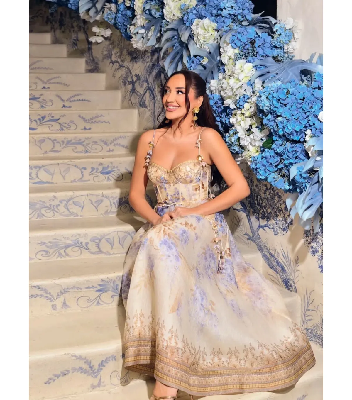 Zimmermann Dawning Picnic Dress Lilac Floral Size 3 / AU 14 - Image 4