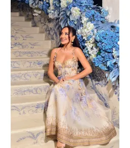 Zimmermann Dawning Picnic Dress Lilac Floral Size 3 / AU 14 for rent on The Volte - image 4