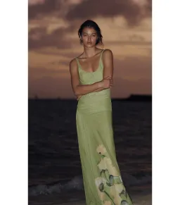 Bec & Bridge Citrina Maxi Dress Aniya Floral Size AU 6 for rent on The Volte - image 4