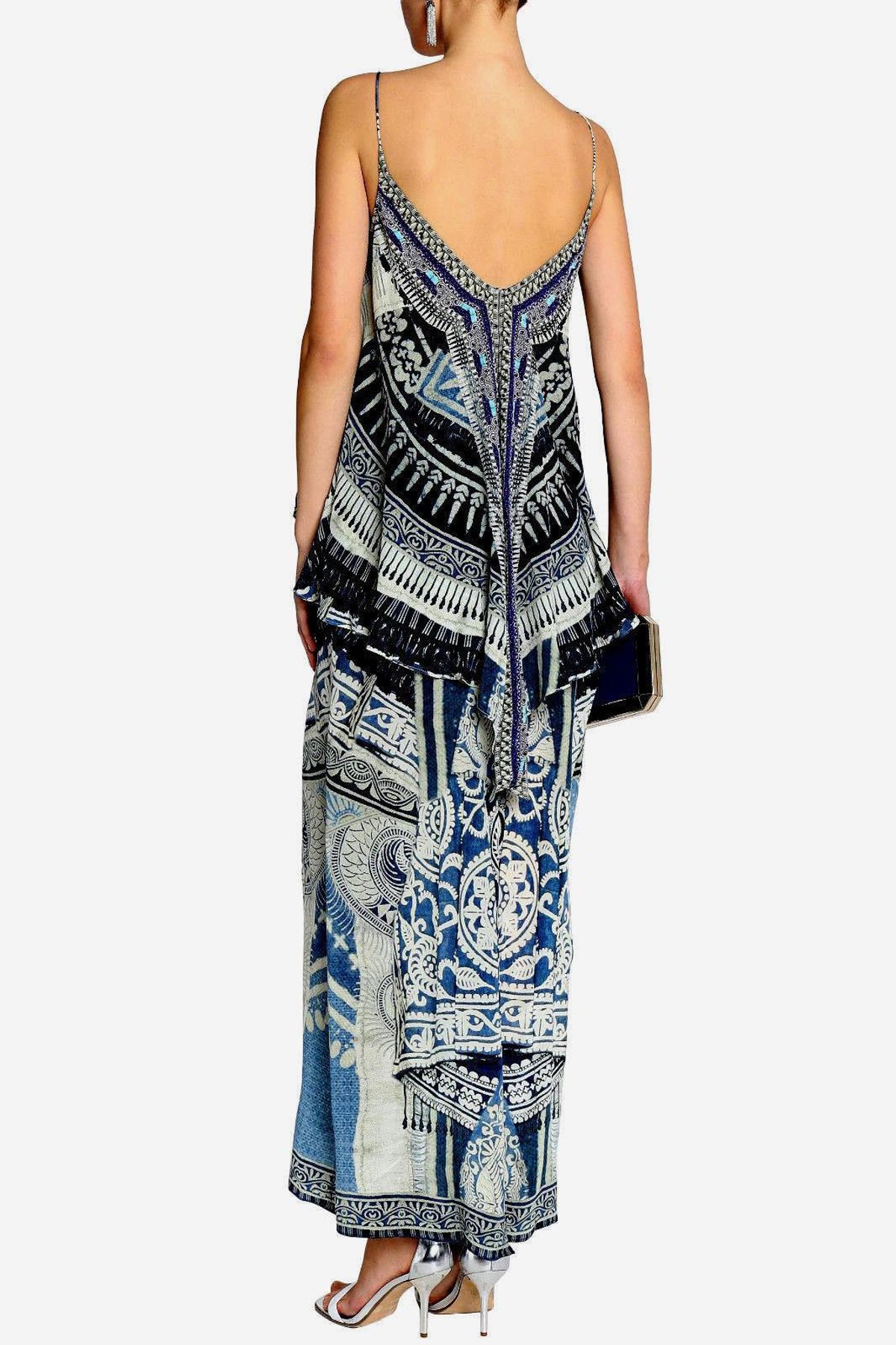 CAMILLA Tales of Batik Low Back Layered Dress Size XS  - Image 4