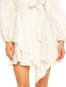 Talulah Sway With Me Long Sleeve Mini Dress White Size S for rent on The Volte - image 5