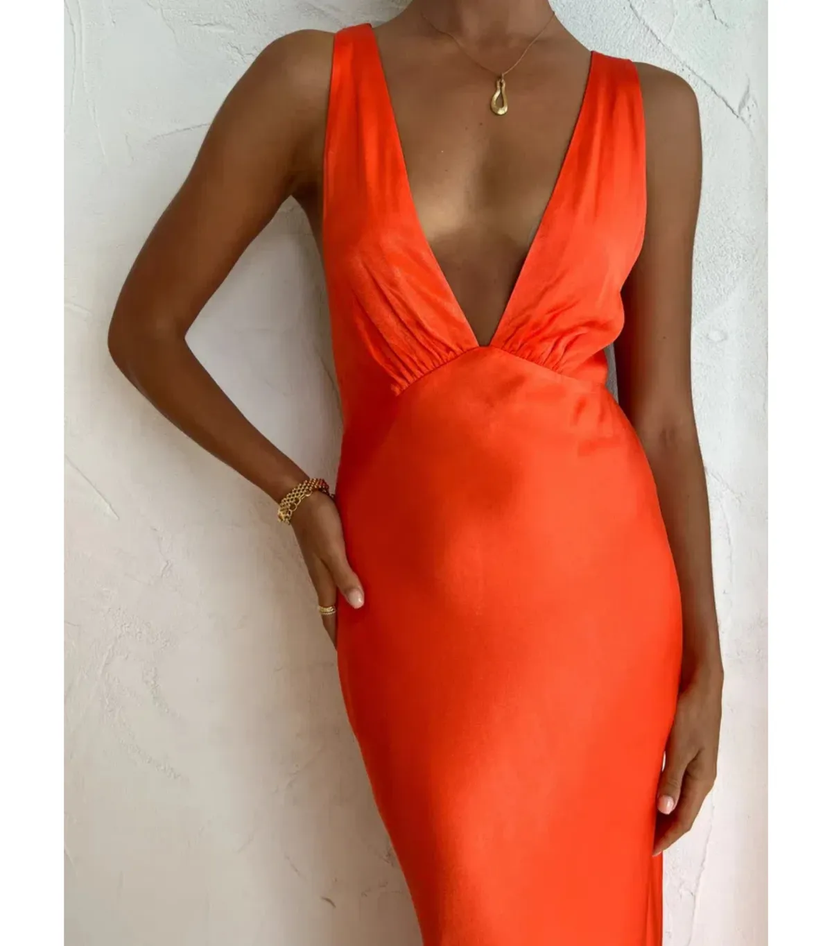 Shona Joy Midi Dress in Hibiscus - Image 3