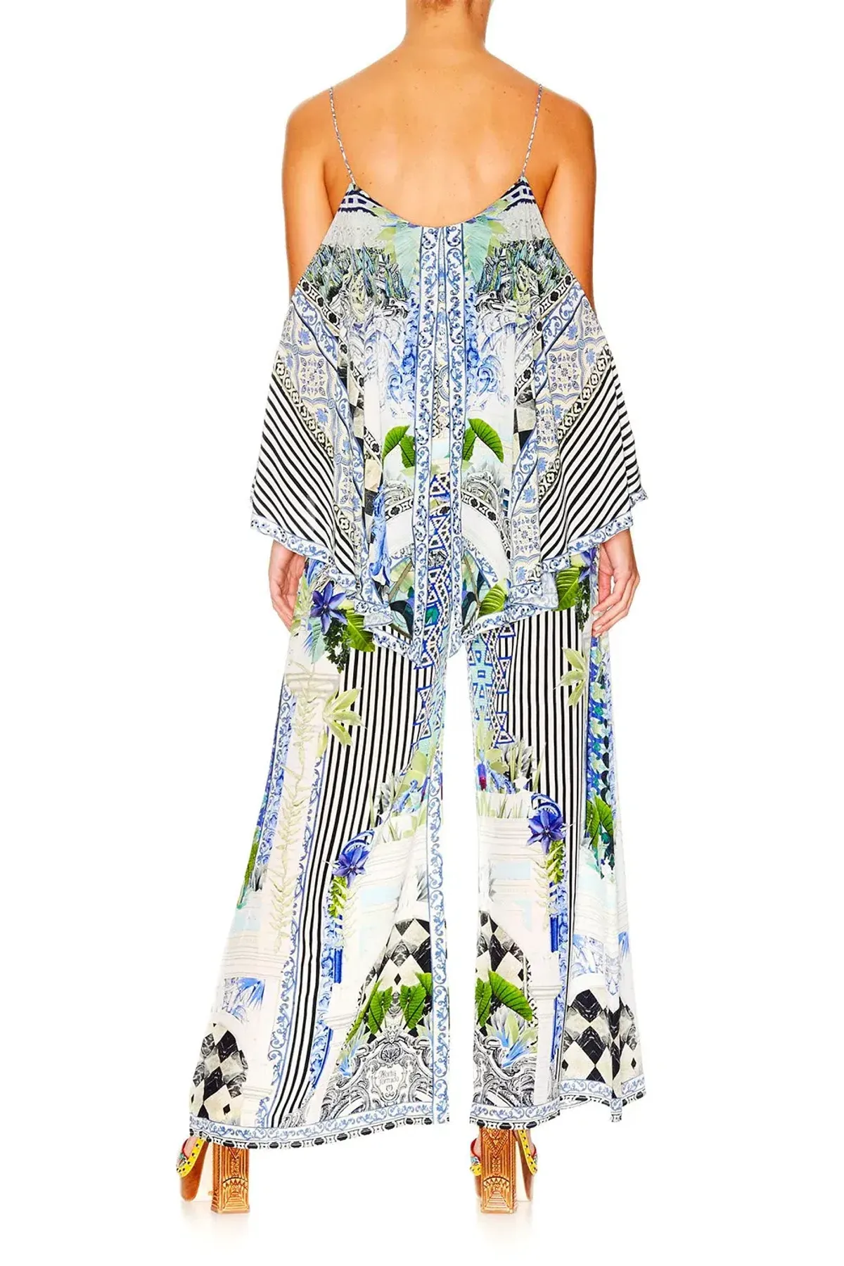 Camilla Sweet Escape Double Layer Jumpsuit Print Size XS - Image 3